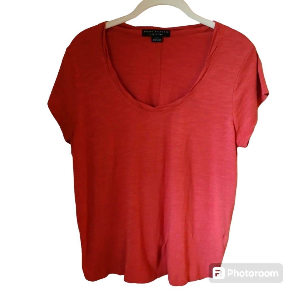 Social Standard By Sanctuary Clay T Shirt Size L